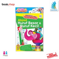 Buku Aktiviti - Abjad Huruf Besar Dan Huruf Kecil - Aktiviti Asas Menulis - Menulis Dan Mewarna - Pr
