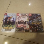 Switch 日版 Games 賽馬／鐵道日本／Zoids機械獸
