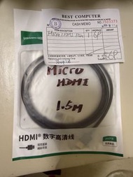 Micro HDMI Cable 1.5m 線