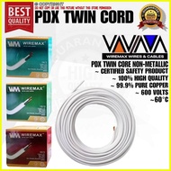 § ❐ ☍ (20m/30m/40m) 14/2 - 12/2 &amp; 10/2 WIREMAX PDX WIRE TWIN CORE NON-METALLIC SHEATHED CABLE PURE