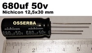 4 buah Elco 680uf 50v Nichicon HE