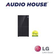 LG GS-B6473BM  647L SIDE BY SIDE FRIDGE  COLOUR: BLACK GLASS MIRROR  ENERGY LABEL: 2 TICKS 2 YEARS W