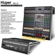 TA795 MIXER AUDIO HUPER QX 12 CHANNEL ORIGINAL MIXER HUPER QX12 ORI