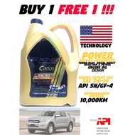 EXN CARIOS FULLY SYNTHETIC ENGINE OIL SAE 5W-30 7L (BUY 1 ENGINE OIL FREE 1 MOTOR FLUSH)