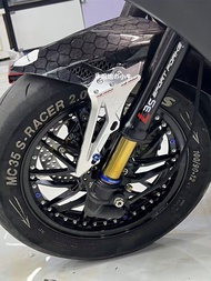 บังโคลนคาร์บอนไฟเบอร์สําหรับ E200P E125 E300P จักรยานไฟฟ้าหมายเลข Nine M95C M85C บอร์ดป้องกันด้านหน้