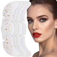 Limited Glitter Stamping Freckles Makeup Patches Metallic Golden Silver Fake Freckles Temporary Tatt