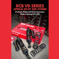 RCB Shock Absorber Rear Tube Aprilia SR GT 200 Black 370mm