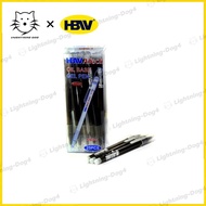 25Pcs/Box HBW OBG-1 ATECH Oil Base Gel Pen 0.7mm Ballpen Gelpen Black Blue Red Ballpen School Office
