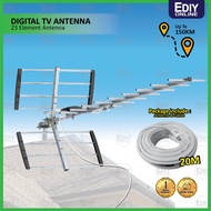 【 23E 】 MR-U823E-OD 23 ELEMENT DIGITAL TV ANTENNA ANTENA AERIAL UHF HDTV MYFREEVIEW DVBT2 MYTV FISH 