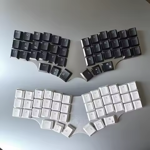 Corne V4 X36 Split Keyboard 42-key 9-layer Layout Aluminium Hot Swap QMK Custom Mechanical Split Key