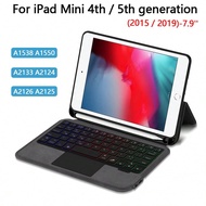 Smart Keyboard Cover For IPad Mini 4th 5th 6th 7th(A17 Pro) 2015-2024 7.9inch-8.3inch Tablet With St