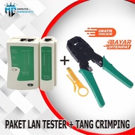 RJ45 RJ11 Crimping Tool and RJ45 RJ11 Cable Tester Pliers Package