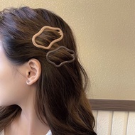 Morandi hair clip Cloud hollow hair clip hair accessory