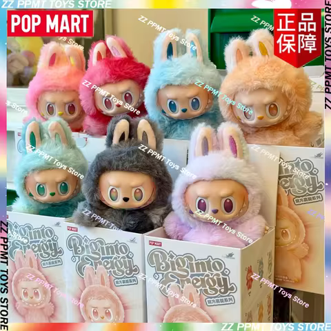 Pop Mart Original Labubu V3 The Monsters Big Into Energy Series Blind Box Vinyl Plush Pendant Plush 