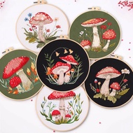 Mushroom Embroidery Handmade Material Package diy Kit