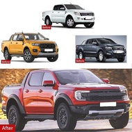 Ford ranger T6 T7 T8 convert T9 2023 Raptor bodykit body kit bumper grill grille fender arch flare cover headlamp bonnet