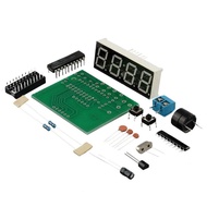 DIY AT89C2051 Digital 4 Bits Electronic Clock Electronic Production Suite Kit Hourly Chime 0.56 Inch