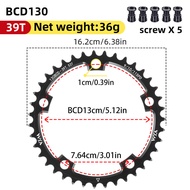 VXM | VXM Road Bicycle Double Chainring 130BCD 39/53T 42/55T46/56T Folding Cycling Bike Crankset Rid
