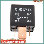 [SUFA]Waterproof Heavy Duty Relay 4Pin DC 24V 12V 80A JD1912 Automotive Car Relay