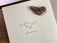 手刻橡皮章/爆龍_恐龍