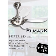 Elmark Ceiling Fan 46" Super 643 (SSA)