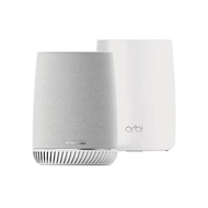 NETGEAR Orbi Tri-Band Whole Home Mesh WIFI System with Built-in Smart Speaker and 3Gbps Speed (RBK50