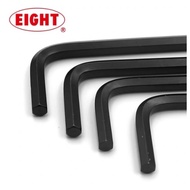Eight Black Short Hex Wrench (Single)/Key Allen L-Hun (5/16-9/16)