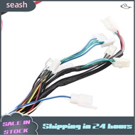 Seashorehouse Engine Wire Loom Kit Wearproof CDI Solenoid Plug Wiring Harness Assembly Dependable for GY6 125cc-250cc Quad Bike ATV