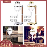 [Gedon] Japanese Cold Sake Decanter with Sake Cups Transparent Dispenser for Home