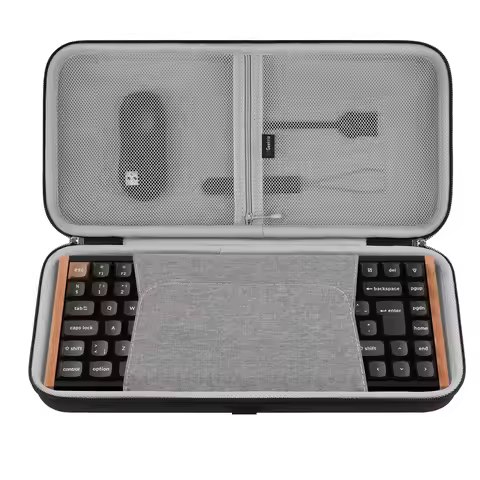 Geekria Keyboard Case with Wrist Rest Support for 84 Key Keyboard, Compatible with AULA F75, Keychro