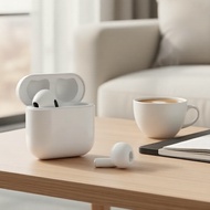 Pro 4 TWS Bluetooth Earbuds with Mic, Soft Earpads, Wireless Headset  Fon Telinga Bluetooth TWS Pro 