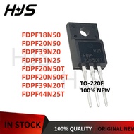 10Pcs/lot FDPF51N25 FDPF20N50FT FDPF20N50 FDPF39N20 FDPF39N20T FDPF20N50T FDPF44N25T FDPF18N50 TO-22