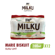 Milku Susu UHT Marie Biskuit 12x200ml [Karton]
