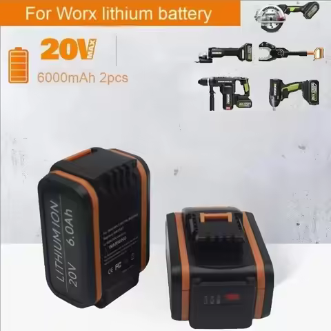 New 20V Lithium Battery, Compatible with Worx Tool Battery 5.0Ah-12.0Ah