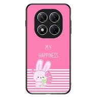 Phone Case POCO X7 X6 X5 X3 PRO GT 4G 5G TPU Rubber Softcase My Happiness Pink