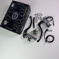 Master Brake SET Radial TQ6 One Tube Piston 17.5MM Aluminum ALLOY Body Z6047 GREY Silver