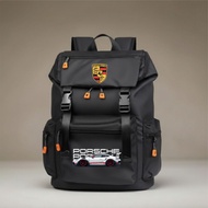 Little Giggles - Boys' Backpack School Bag Kalcer Porshce Racing Car Waterproof, Light, Strong and C