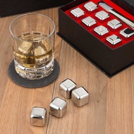 Gift Box Stainless Steel Ice Cube Frozen Metal Ice Tartarite Iron Ice Ball Ice Stone Ice Particles I