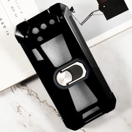 Phone Case Unihertz 8849 Tank 4 Pro 3Pro Black Clear Transparent Casing Shell With Colorful Magnetic