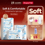 UUcare Panty Liners 18cm 20pcs – Longer & Wider Breathable Unscented Stays in Place Daily Freshness