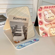 Cute bear and rabbit 3D full frame mirror Mim Mim Store GUONG3D37