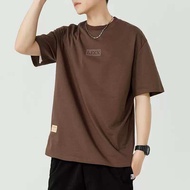 【KJY SELECT】Baju T Lelaki 100% Cotton 230gsm Tebal Selesa Harian | Men Cotton Tee 230gsm Round Neck
