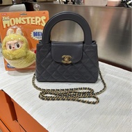 Chanel mini Kelly grey calfskin