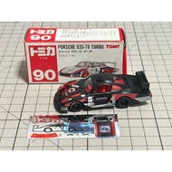 Domeka Red White Box 90 Porsche 935-78 Turbo Made in Japan [Japanese Version] Box Intact, Car Overal