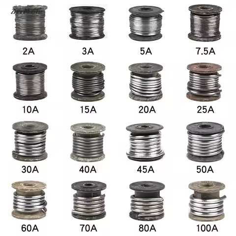 Fuse Wire Household Fuse 5A 10A 15A 20A 25A 30A 40A 60A Insurance Lead Wire Large Free Shipping