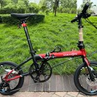 頭柱內摺版馬甲線款 大行 DAHON K3 PLUS 9速 16吋 碟剎 鋁合金 折叠車 送水架前後蛙...