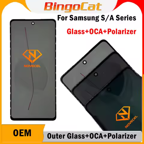Novecel 5pc LCD Screen With OCA Polarizer For Samsung Galaxy S20fe S22 Plus A52 A33 A23 A22 A71 5G A