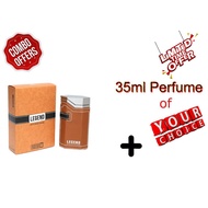 Combo Deal - Legend Emper Cologne perfume for men 100 EDT + 35ml Perfume (Ready Stock) Special Price