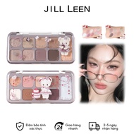 [JILL LEEN] Jill Leen Eyeshadow Palette 9 Colors Crystal Fairy Eyes Glitter Smooth Glitter kuromi co