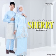 Full Set Baju Kurung Nikah / Baju Kurung Tunang SHERRY EXCLUSIVE DAN BAJU MELAYU BABY BLUE